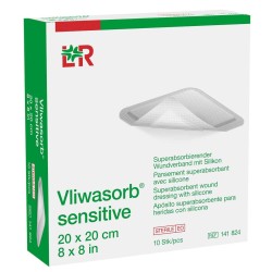 Pansement hydrocellulaire super-absorbant VLIWASORB® SENSITIVE