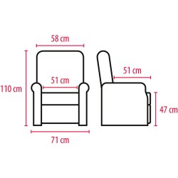 Fauteuil releveur LC 101 - Confort & autonomie au quotidien | Consomed Fauteuil releveur LC 101 - Confort & autonomie au quotidien | Consomed