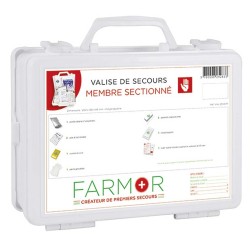 Coffret secours MEMBRE SECTIONNÉ