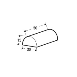 Coussin de cyphose - 50x30x15 cm Coussin de cyphose - 50x30x15 cm