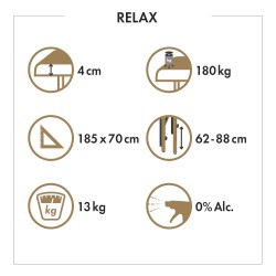 Table de massage pliante Relax Table de massage pliante Relax