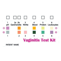 Trousse de test vaginité - carte
