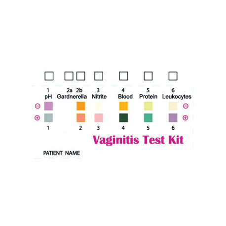 Trousse de test vaginité - carte