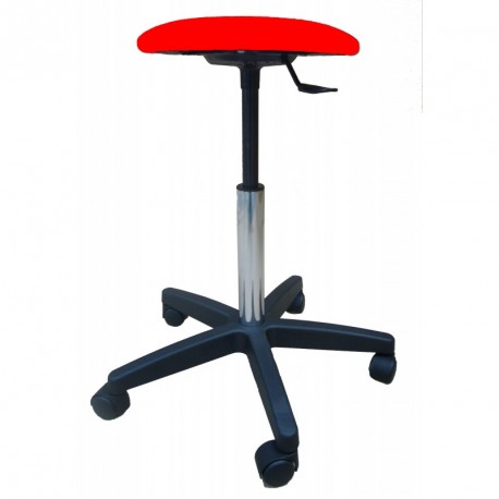 Tabouret couleur sur roulettes