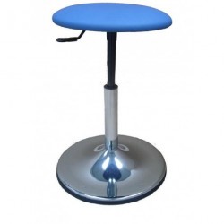 Tabouret assise PVC standard sur socle