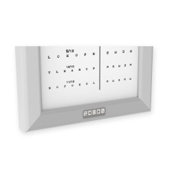 Tableau optométrique ULTRA-FIN LED - Décimal mixte