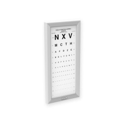 Tableau optométrique ULTRA-FIN LED - Monoyer