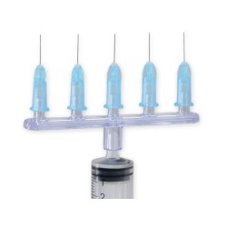 Connecteur multi-injectieur - droit - 5 sorties