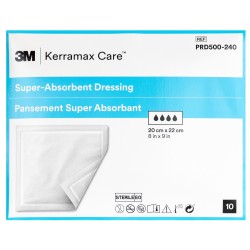 Pansement hydrocellulaire super absorbant KERRAMAX CARE™ Pansement hydrocellulaire super absorbant KERRAMAX CARE™