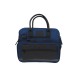 Mini Sac OUESSANT bleu avec pochette noire De Boissy