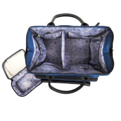 Mini Sac OUESSANT bleu avec pochette noire De Boissy Mini Sac OUESSANT bleu avec pochette noire De Boissy