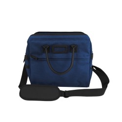 Mini Sac OUESSANT bleu avec pochette noire De Boissy Mini Sac OUESSANT bleu avec pochette noire De Boissy