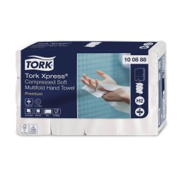 Essuie-mains Essuie-mains compressés interfoliés doux TORK XPRESS® Essuie-mains Essuie-mains compressés interfoliés doux TORK XPRESS®