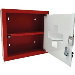 Armoire à pharmacie rouge 1 porte Armoire à pharmacie rouge 1 porte