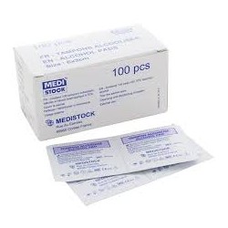 Tampons alcoolisés x 100