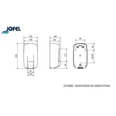 Distributeur pour savon rechargeable