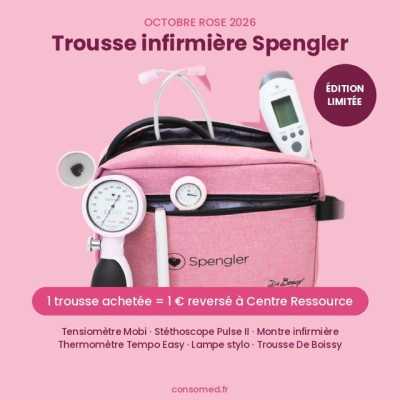Trousse Octobre Rose 2026 Spengler – Kit infirmier | Consomed Trousse Octobre Rose 2026 Spengler – Kit infirmier | Consomed