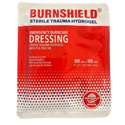 Compresse hydrogel pour brûlures Burnshield doigt, main, visage