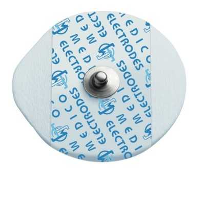 Électrode ECG pré-gélifiée bouton pression inox Ø 50 mm