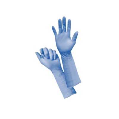 Gant Nitrile Nitriskin 40 cm Non Poudré Bleu S à XL x50 | Consomed