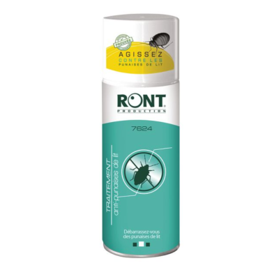 Aérosol insecticide anti-punaises de lit Ront 400 ml