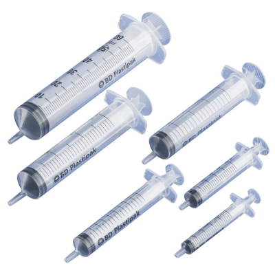 Seringue 3 pièces BD Plastipak Luer Lock sans aiguille