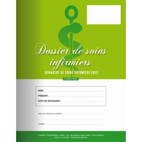 Cahier de soins et suivi infirmiers