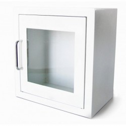 Armoire murale métallique pour défibrillateur avec alarme