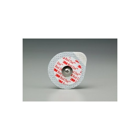 Electrodes 3M Red Dot gel solide Multi-extensible Ø 3,2 cm x 60