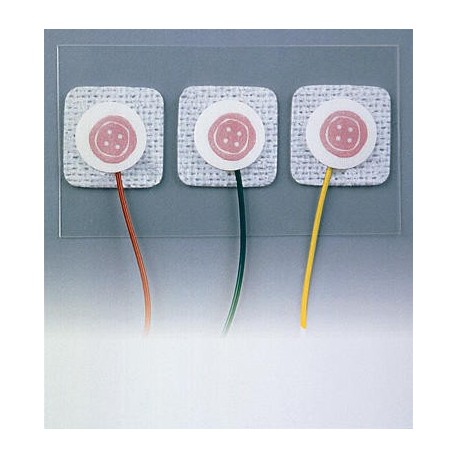 Electrodes 3M Red Dot précâblées DIN 1,6 mm