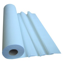 Draps d'examen lisses M'Roll2 plis blancs 50x190 x 12 Rlx