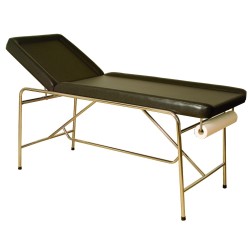 Divan fixe VOG époxy chromé avec bourrelets