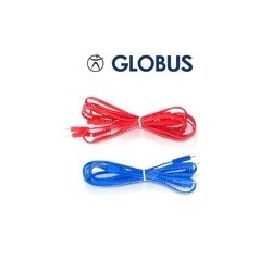 Câbles bipolaires GLOBUS bleu connectique ronde