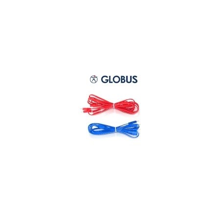 Câbles bipolaires GLOBUS bleu connectique ronde