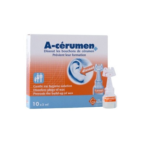 A-cérumen étui de 10 doses de 2 mL