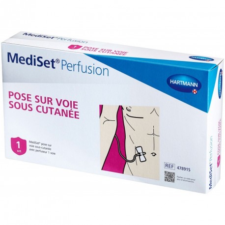 MEDISET® pose sur voie sous-cutanée avec perfuseur 1 voie