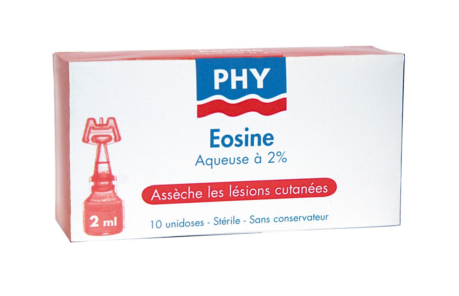 Eosine Aqueuse 2 Sterile Etui De 10 Doses De 2 Ml Eosine Aqueuse 2 Sterile Etui De 10 Doses De 2 Ml