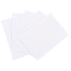 Serviettes plastifiées bleues 33x48 cm x 500 Serviettes plastifiées bleues 33x48 cm x 500