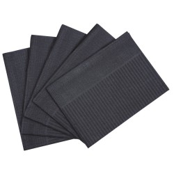 Serviettes plastifiées bleues 33x48 cm x 500 Serviettes plastifiées bleues 33x48 cm x 500