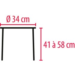 Tabouret de douche pivotant TAHAA Tabouret de douche pivotant TAHAA
