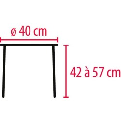 Tabouret de douche rond EASY Tabouret de douche rond EASY