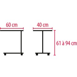Table de lit Diffusion Table de lit Diffusion