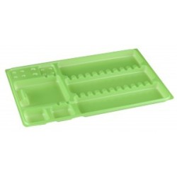 Plateaux jetables couleur x 400