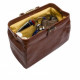 Mallette Médecin cuir CLASSYS, Marron