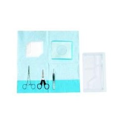 Set complet pose de sutures 1 pince, 1 porte aiguille, ciseaux… x 1