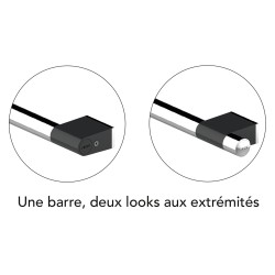 Barre d’appui ONYX finition DUO BLACK Barre d’appui ONYX finition DUO BLACK