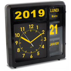 HORLOGE A DATE A VOLETS VISUAL