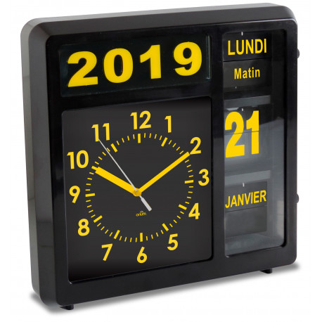 HORLOGE A DATE A VOLETS VISUAL