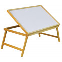 Plateau de lit en bois pliable et inclinable