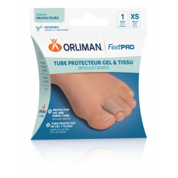 Tube protecteur gel et tissu orteils et doigts Orliman FeetPAD®